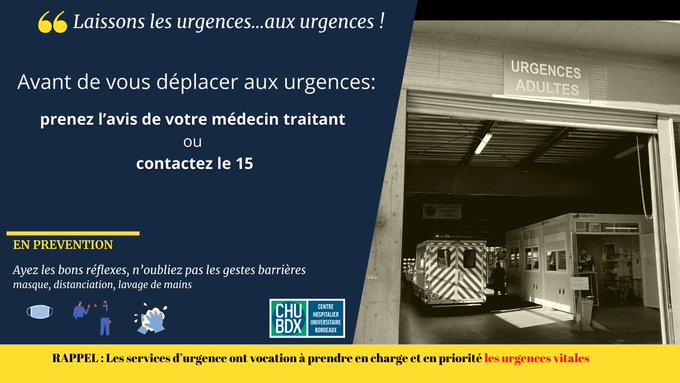laissons les urgences...aux urgences