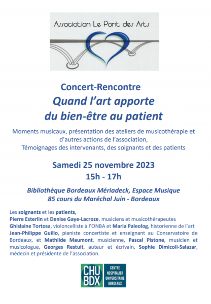 Affiche concert-rencontre
