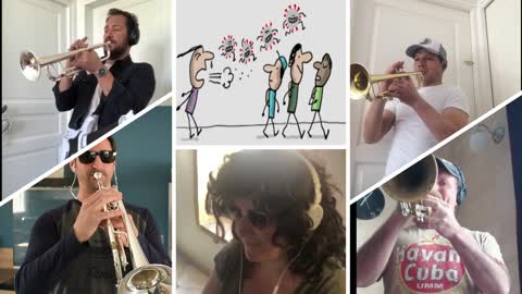 Cadeau musical "Take On Me" reprise de A-HA pour les personnels du CHU de Bordeaux