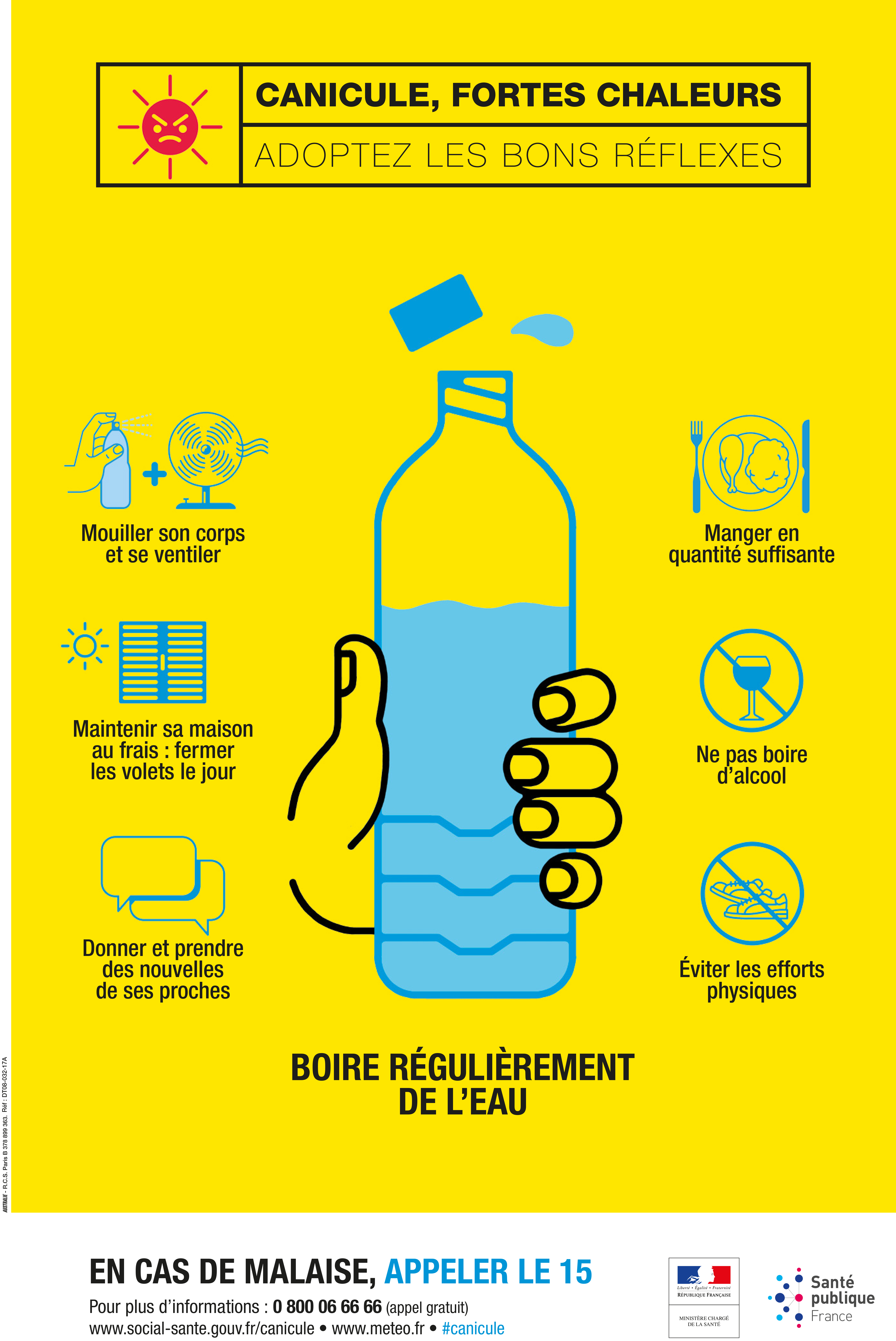 affiches canicule