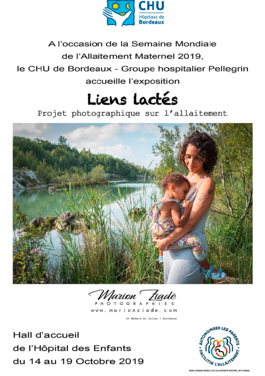 Affiche exposition liens lactés