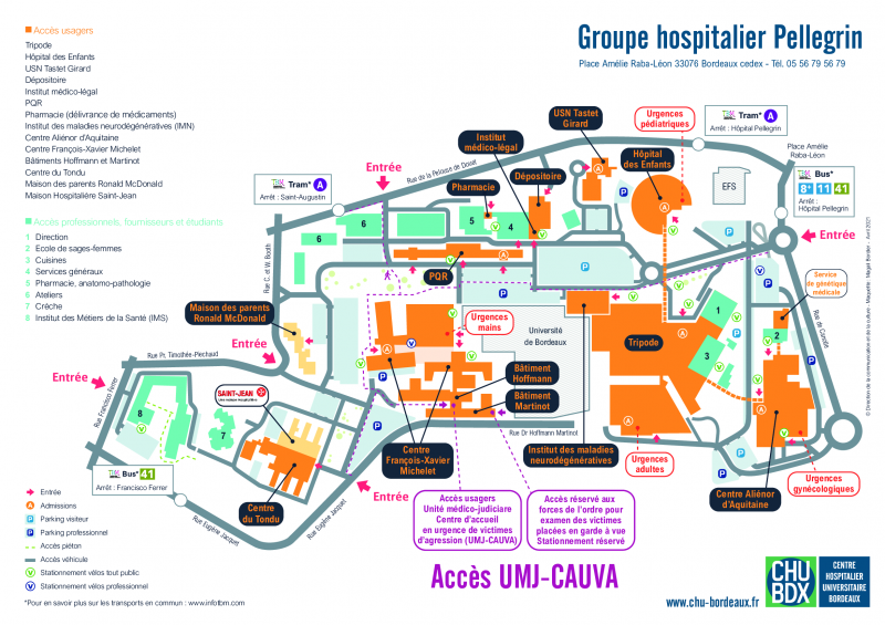 Plan d'accès UMJ-CAUVA avril 2021 Plan-d_accès-UMJ-CAUVA_maj-avril-2021