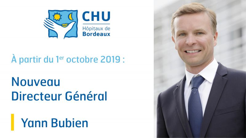 Yann Bubien directeur général CHU de Bordeaux