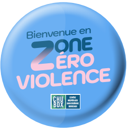 visuel badge campagne incivilités au CHU de Bordeaux