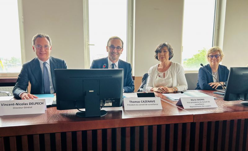 photo élection Thomas Cazenave à la présidence du conseil de surveillance le 29 avril 2026 