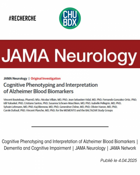 visuel recherche JAMA Définition de l'utilisation des biomarqueurs sanguins pour la maladie d'Alzheimer