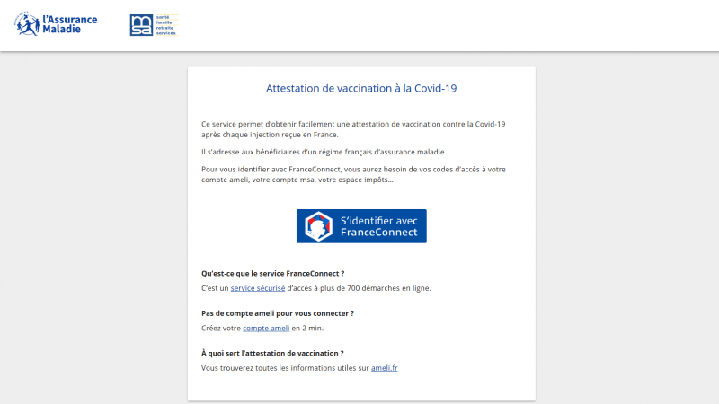 Capture d'écran du service Capture d'écran du service