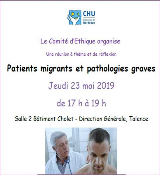COMITE ETHIQUE CHU BORDEAUX 23 MAI 2019