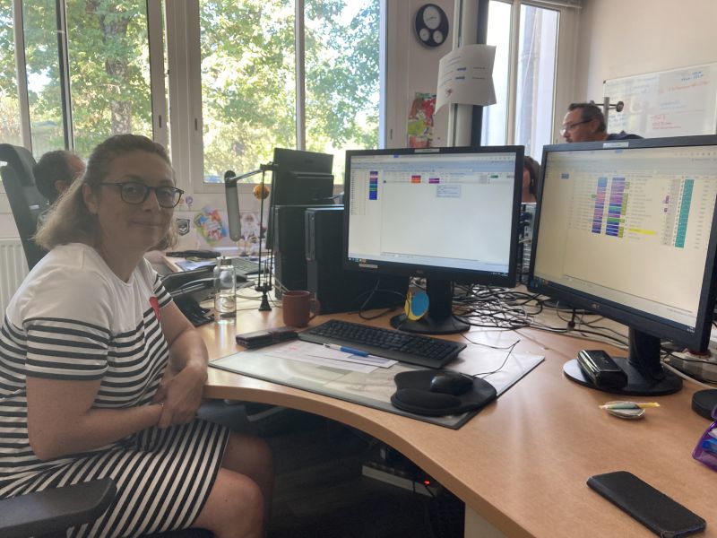Lydia Deffarges, régulatrice des ambulances à Xavier Arnozan